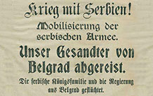 Krieg mit Serbien